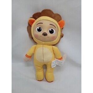 Cocomelon JJ Lion 8" Plush Plastic Face Doll Soft Toy